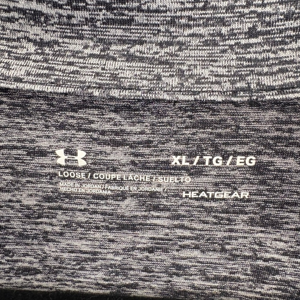 Under Armour Men XL HeatGear Gray 1/2 Zip Lightweight Pullover Long Sleeve Shirt - Picture 3 of 10